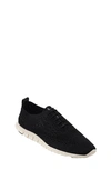 Cole Haan 4.zerogrand Stitchlite Oxford In Black Knit Fabric