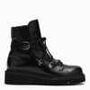 Ferragamo Elimo Leather Bootie In Black