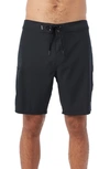 O'neill Superfreak Solid 21 Water Resistant Swim Trunks In Black
