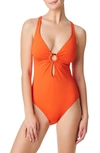 Bleu Rod Beattie Ring Me Up One-piece Swimsuit In Fire
