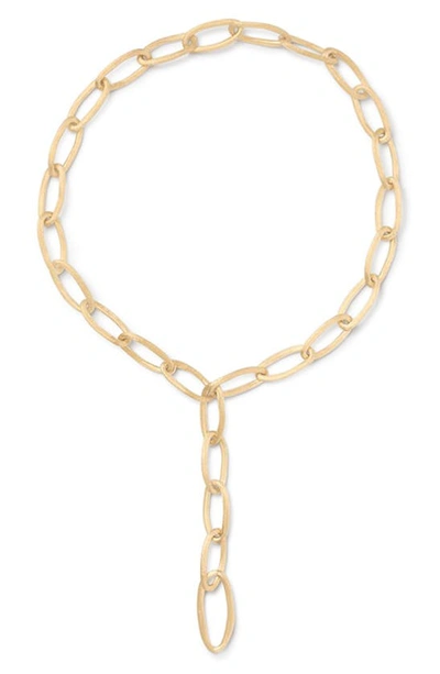Marco Bicego Women's Jaipur 18k Yellow Gold Convertible Oval-link Lariat Chain Necklace