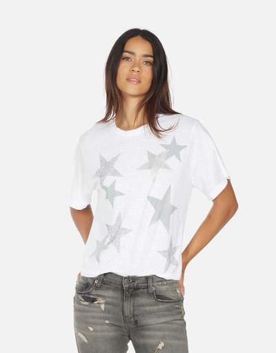 Lauren Moshi Linnea Crystal Multi Stars In White
