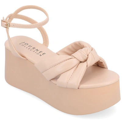 Journee Collection Collection Women's Tru Comfort Foam Lailee Sandals In Beige