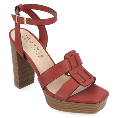 Journee Collection Collection Women's Tru Comfort Foam Mandilyn Sandals In Clay