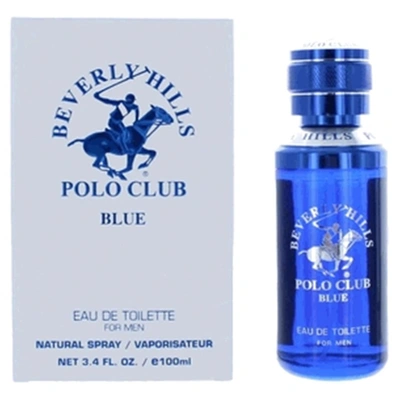 Beverly Hills Polo Club Ampcbhbl34s 3.4 Oz. Eau De Toilette Spray For Men In Blue