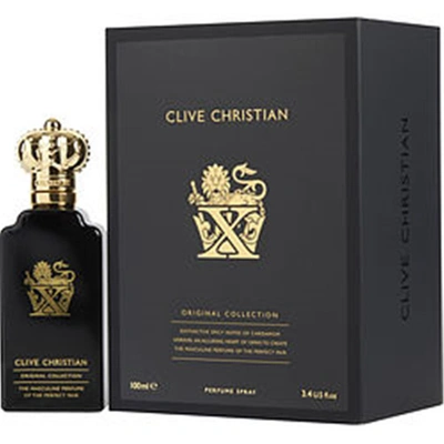 Clive Christian 288972 X Perfume Spray - 3.4 oz In Black