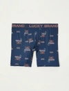 LUCKY BRAND HOLIDAY PRINTED BOXER GIFT