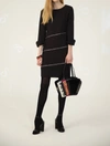 SAMUEL DONG BLACK ZIPPER DRESS IN BLACK