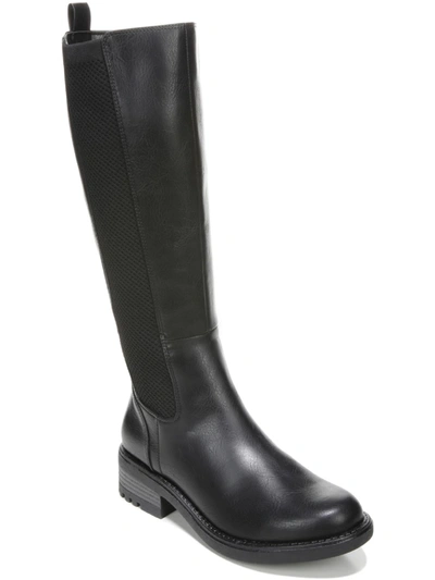 Lifestride Kent Womens Faux Leather Wide Calf Knee-high Boots In Multi