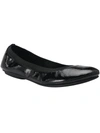 Bandolino Edition Womens Stretch Round Toe Ballet Flats In Black Patent