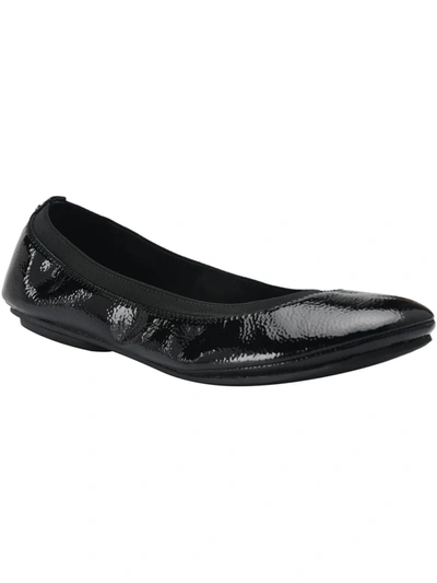 BANDOLINO EDITION WOMENS STRETCH ROUND TOE BALLET FLATS