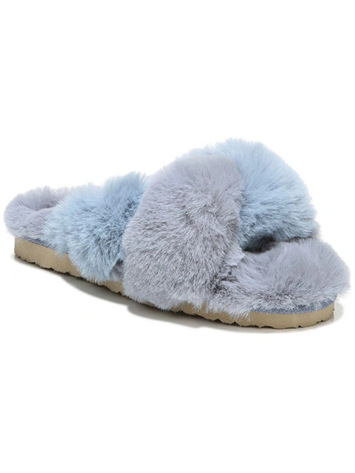 Sam Edelman Jaley Womens Faux Fur Slipper Slide Sandals In Multi