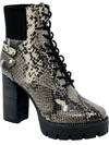 Charles By Charles David Wyatt Womens Faux Leather Booties In Multi