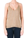 W118 By Walter Baker Whitney Womens Chiffon Embellished Tank Top In Multi