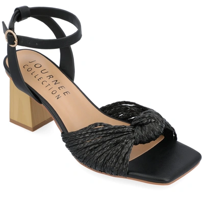 Journee Collection Collection Women's Tru Comfort Foam Galinda Sandals In Black