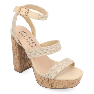 Journee Collection Collection Women's Tru Comfort Foam Sienne Sandals In White