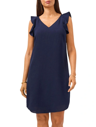 Vince Camuto Womens Casual Short Mini Dress In Blue