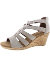 ROCKPORT BRIAH WOMENS LEATHER WEDGE GLADIATOR SANDALS