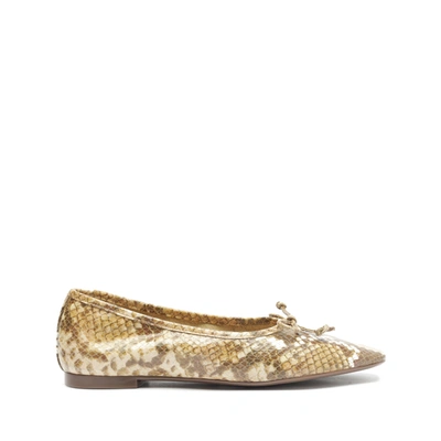 Schutz Arissa Snake In True Beige