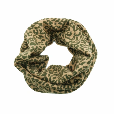 Portolano Animalier Neck Warmer In Gold