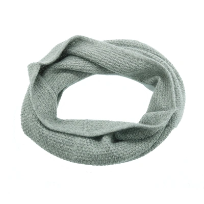 Portolano Neck Warmer In Popcorn Stitch In Green