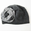 Portolano Hat With Flower In Grey