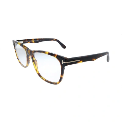Tom Ford Soft Ft 5662-b 056 56mm Unisex Square Eyeglasses 56mm In Black