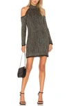 RACHEL ZOE KIPLING SEQUIN MINI DRESS IN PEWTER