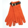 PORTOLANO TECH GLOVES WITH LEATHER BELT