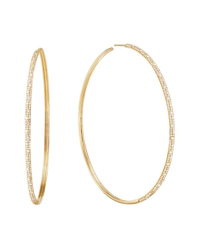 Lana Jewelry 14k 3.04 Ct. Tw. Diamond Hoops In Gold