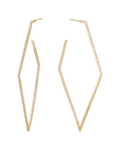 Lana Jewelry 14k 1.68 Ct. Tw. Diamond Hoops In Gold