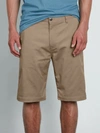 Volcom Monty Stretch Shorts In Mushroom 28