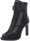 KARL LAGERFELD Blayze Womens Peep-Toe Ankle Pumps