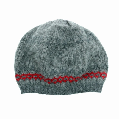 Portolano Cashmere Hat In Nordic Design In Grey