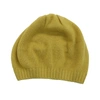 Portolano Cashmere Beret In Yellow