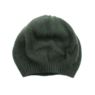 Portolano Cashmere Beret In Green