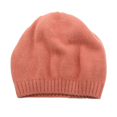 Portolano Cashmere Beret In Pink