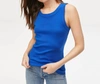 MICHAEL STARS PALOMA WIDE BAND TANK IN SAPPHIRE