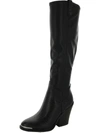 Franco Sarto Glenice 2 Womens Faux Leather Stacked Heel Knee-high Boots In Multi