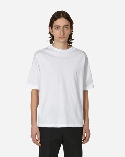 Acne Studios Mock Neck T-shirt Optic White In Optisches Weiss