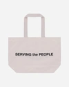 SERVING THE PEOPLE LOGO TOTE BAG