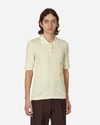 Maison Margiela Off-white Three-button Polo In White