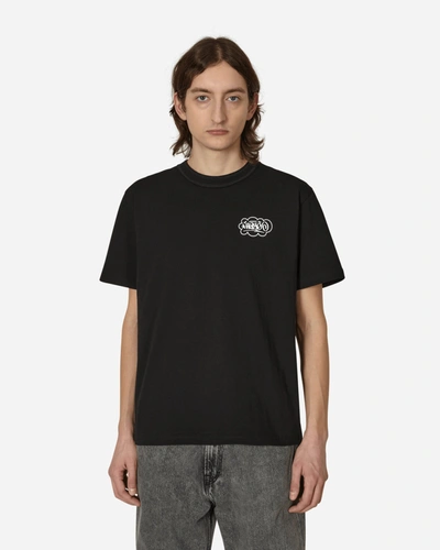 Sacai Eric Haze Collaboration Circle Star T-shirt In Black