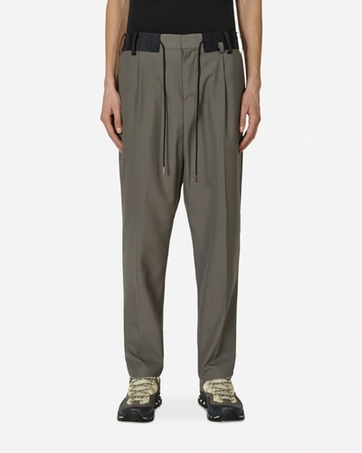 Sacai Suiting Trousers In Grey