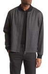 HUGO BOSS COTTON BLEND BOMBER JACKET