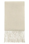 The Row Victoire Cashmere Scarf In Ivory