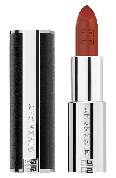 Givenchy Rouge Interdit Intense Silk Satin Matte Lipstick N501 Brun Épicé 0.1 oz / 34 G In N501 Brun Epicè