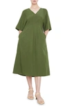 VINCE FLUTTER SLEEVE DRESS