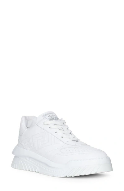 Versace Odissea Low Top Trainer In White