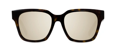 Givenchy Gv40024u 52c Square Sunglasses In Gold
